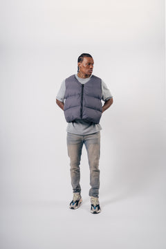LE GILET ASHTON|couleur:Gris